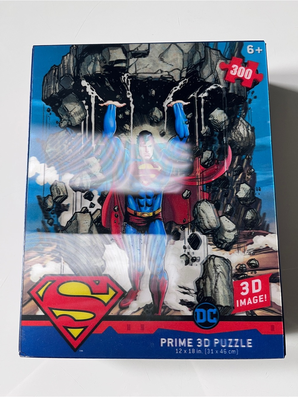 DC Superman Prime 3D Lenticular Puzzle - Brand New Sealed Condition